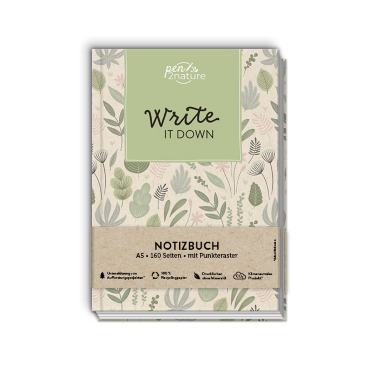 Notizbuch - write it down