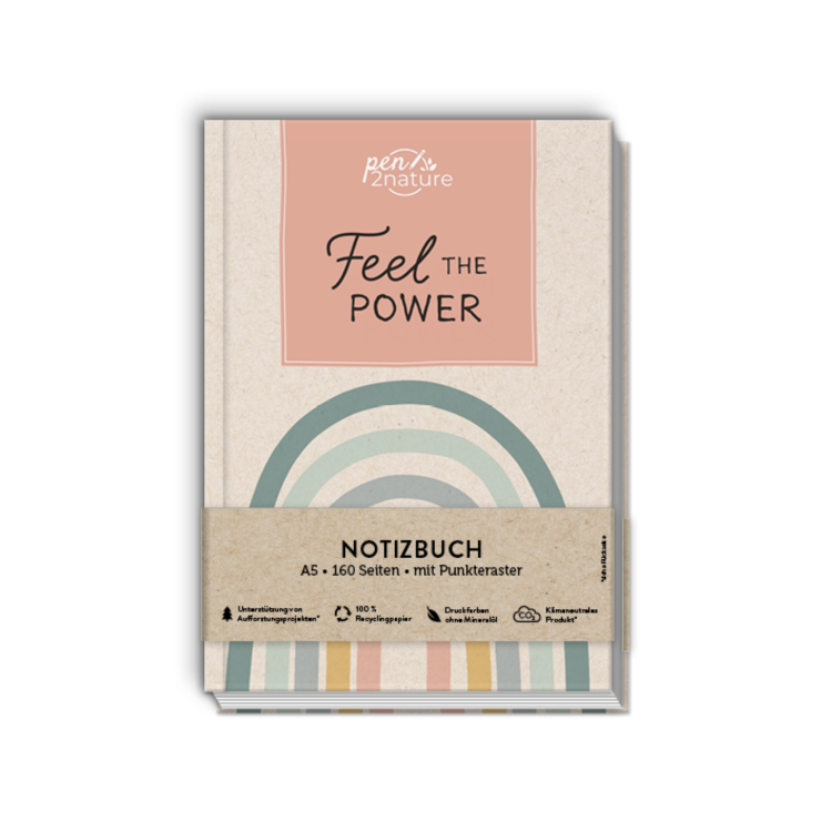 Notizbuch - feel the power