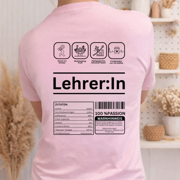 T-Shirt Lehrer:In