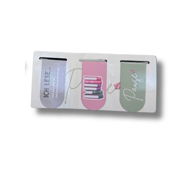 Lesezeichen Magnet XL Set 3 Stück